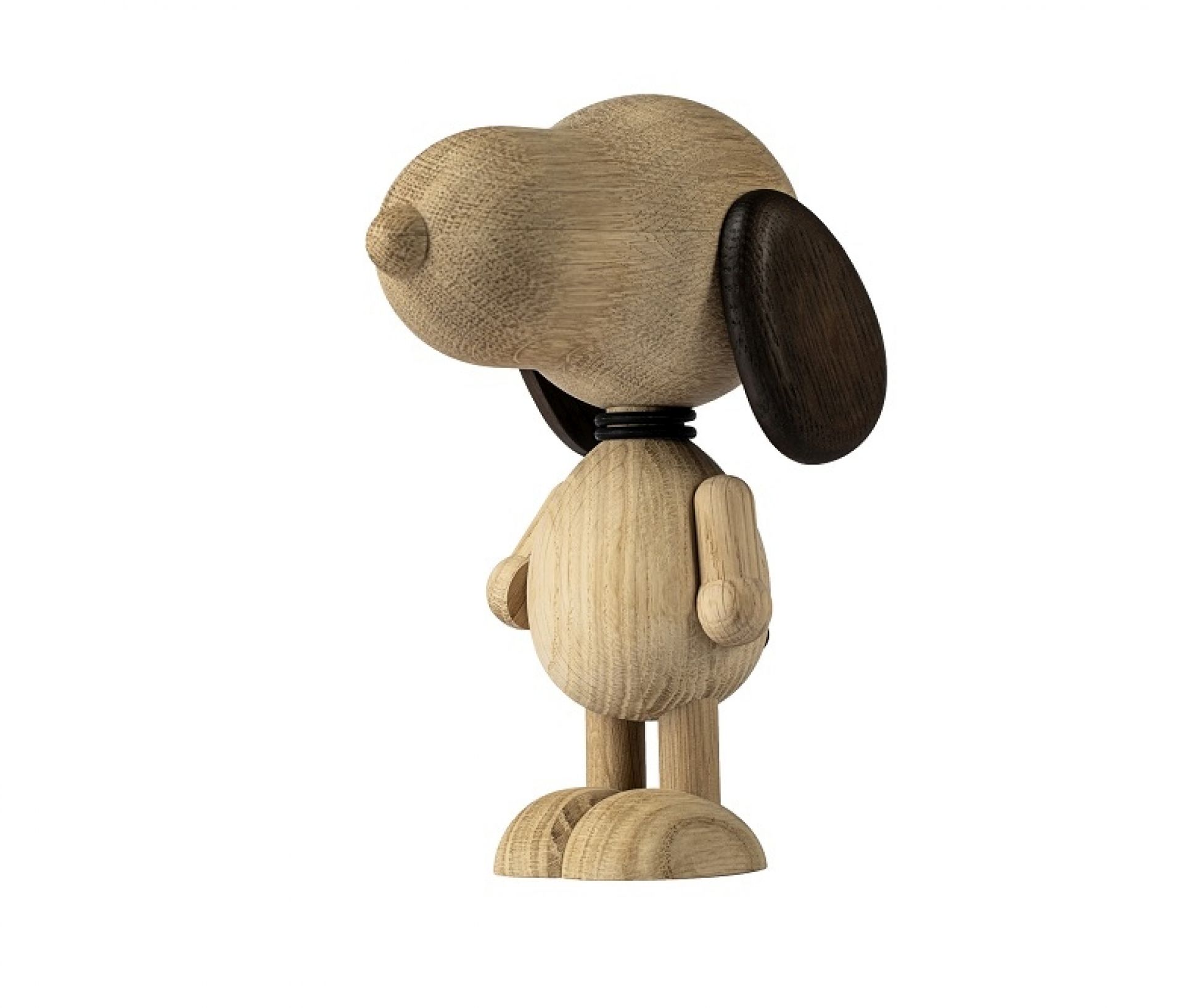 Mr B'eagle wooden figure dog natural oak / smoked oak Boyhood SINGLE PIECES